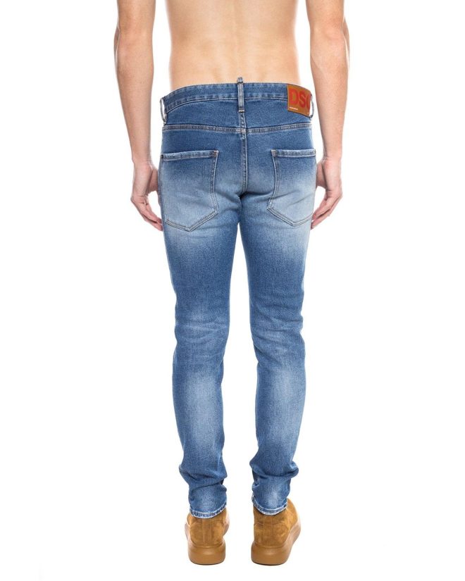 Distressed Cool Guy Jeans with Tapered Legs – 48 IT