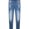 Distressed Cool Guy Jeans with Tapered Legs – 48 IT