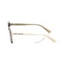 Cream Cat Eye Eyeglasses with Turtle Pattern One Size Women