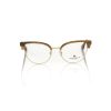 Clubmaster Eyeglasses with Glitter Detailing One Size Women