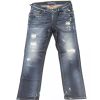 5-Pocket Jeans with Straight Leg and Small Rips – W26 US