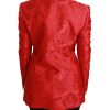 Dolce & Gabbana Single Breasted Floral Jacket 46 IT Women