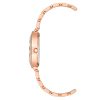 Rose Gold Fashion Watch with Quartz Movement One Size Women