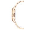 Rose Gold Fashion Quartz Analog Watch One Size Women