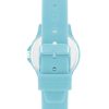 Blue Analog Fashion Watch with Rhine Stone Facing and Pin Buckle Closure One Size Women