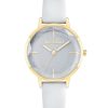 Gold Fashion Analog Watch with Quartz Movement One Size Women