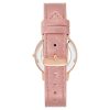 Gold Analog Quartz Fashion Watch with Rhinestone Detail One Size Women