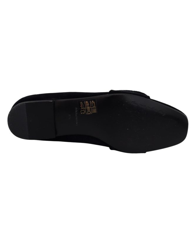 Black Crystal-Embellished Dolce & Gabbana Loafers 37.5 EU Women