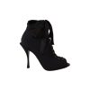 Dolce & Gabbana Ankle Open Toe Heels Boots 36 EU Women