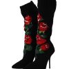 Dolce & Gabbana Stretch Socks Boots – 37 EU