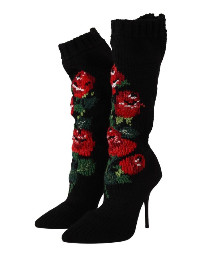 Dolce & Gabbana Stretch Socks Boots – 37 EU