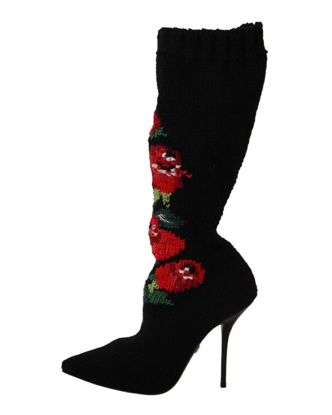 Dolce & Gabbana Stretch Socks Boots – 37 EU