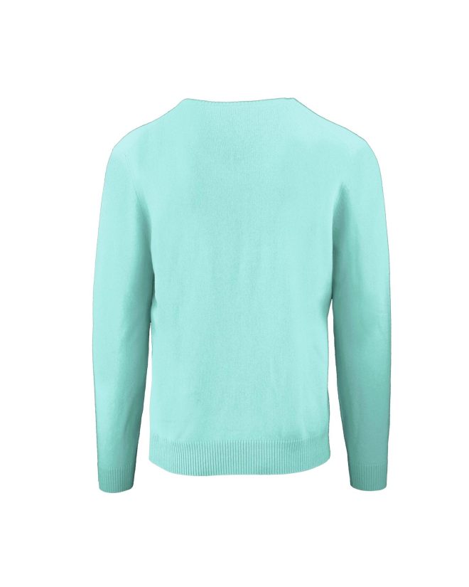 Malo Green Tea Cashmere Roundneck Sweatshirt – L