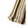 Fringed Geometric Fantasy Scarf One Size Women