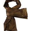 Metallic Bronze Womens Scarf by Dolce & Gabbana One Size Women