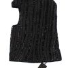 Knitted Sequined Hooded Scarf Wrap by Dolce & Gabbana One Size Women