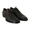 Brown Leather Laceup Dress Shoes by Dolce & Gabbana 40 EU Men