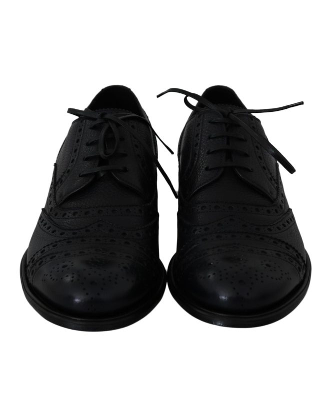 New Dolce & Gabbana Derby Taormina Wingtip Dress Shoes Men – 39 EU