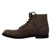 Gorgeous Dolce & Gabbana Derby Brogue Boots 42 EU Men