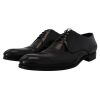 Derby Dress Formal Shoes with Leather Sole and Logo Details Men – 42.5 EU