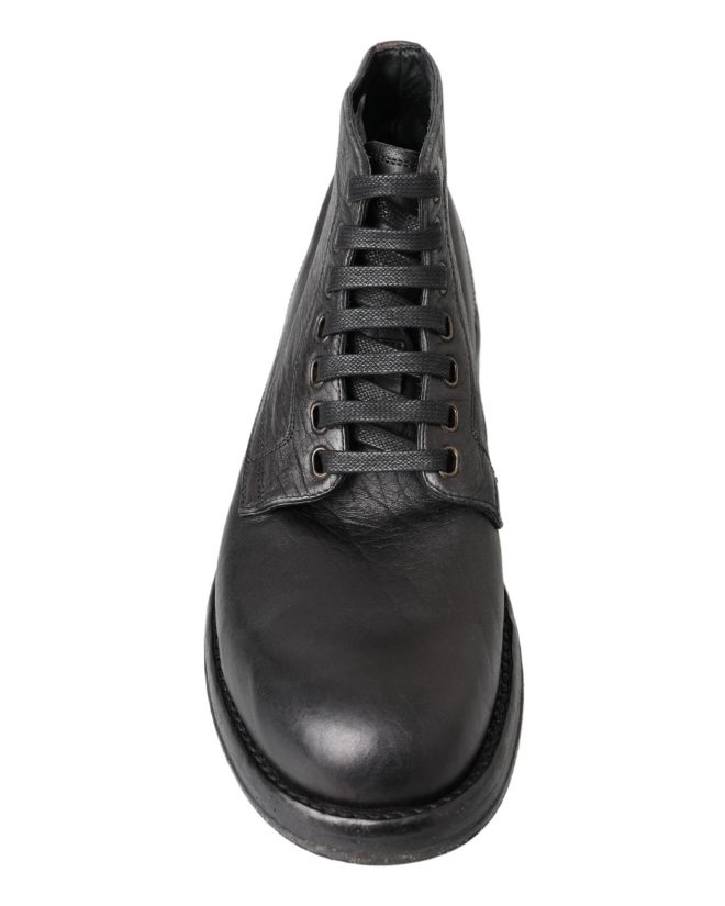 Dolce & Gabbana Mens Lace Up Boots Men – 44 EU