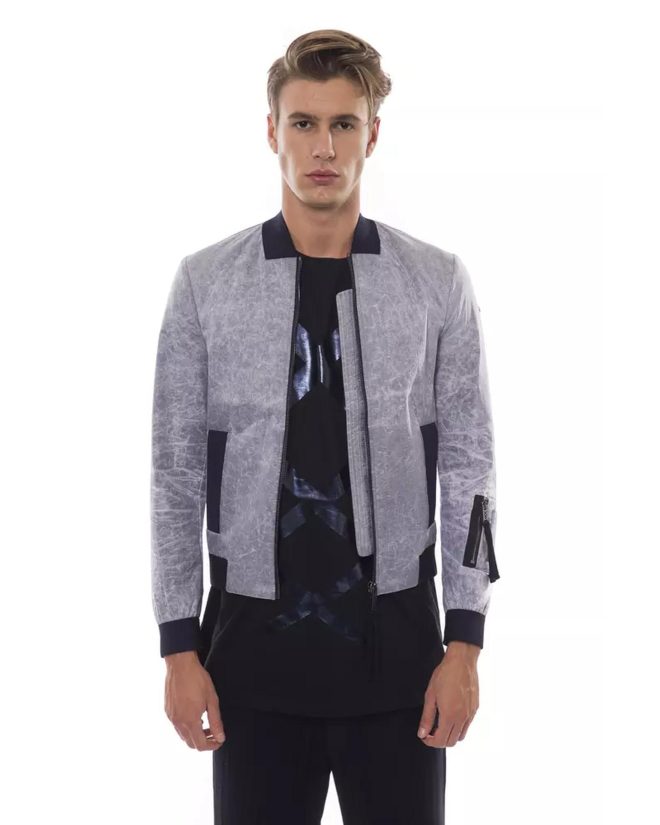 Logo Bomber Jacket with Front Pockets XS Men