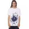 Printed Round Neck T-Shirt with Short Sleeves M Men