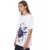 Printed Round Neck T-Shirt with Short Sleeves M Men