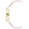 Gold Fashion Analog Quartz Womens Watch with Leatherette Strap One Size Women