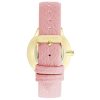 Gold Fashion Analog Quartz Womens Watch with Leatherette Strap One Size Women