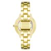 Classic Gold Metal Analog Womens Quartz Watch One Size Women