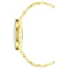 Classic Gold Metal Analog Womens Quartz Watch One Size Women