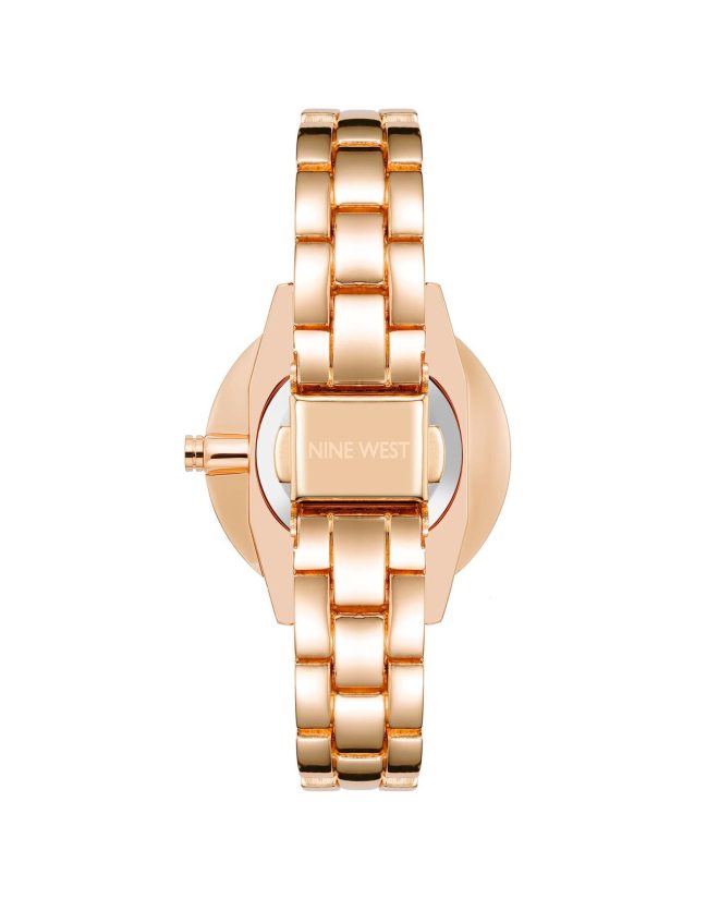 Rose Gold Analog Quartz Womens Watch One Size Women