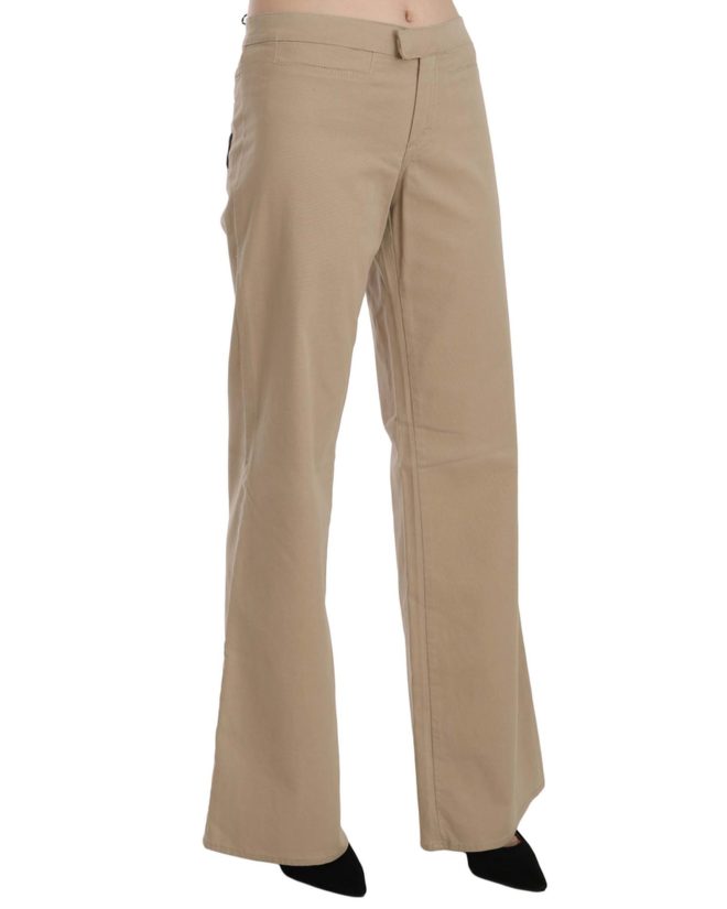 Just Cavalli Mid Waist Flared Trouser Pants 42 IT Women