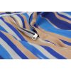 DOLCE & GABBANA Mens Slim Fit Blue Striped Trousers 46 IT Men