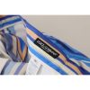 DOLCE & GABBANA Mens Slim Fit Blue Striped Trousers 46 IT Men