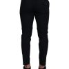 Gorgeous Slim Fit Dress Pants with Logo Details 46 IT Men