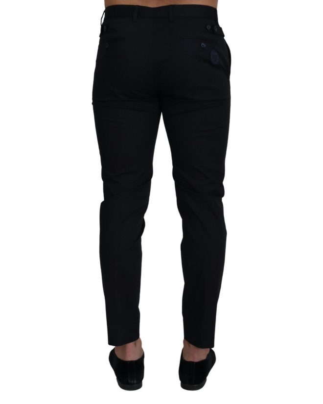 Gorgeous Slim Fit Dress Pants with Logo Details 46 IT Men