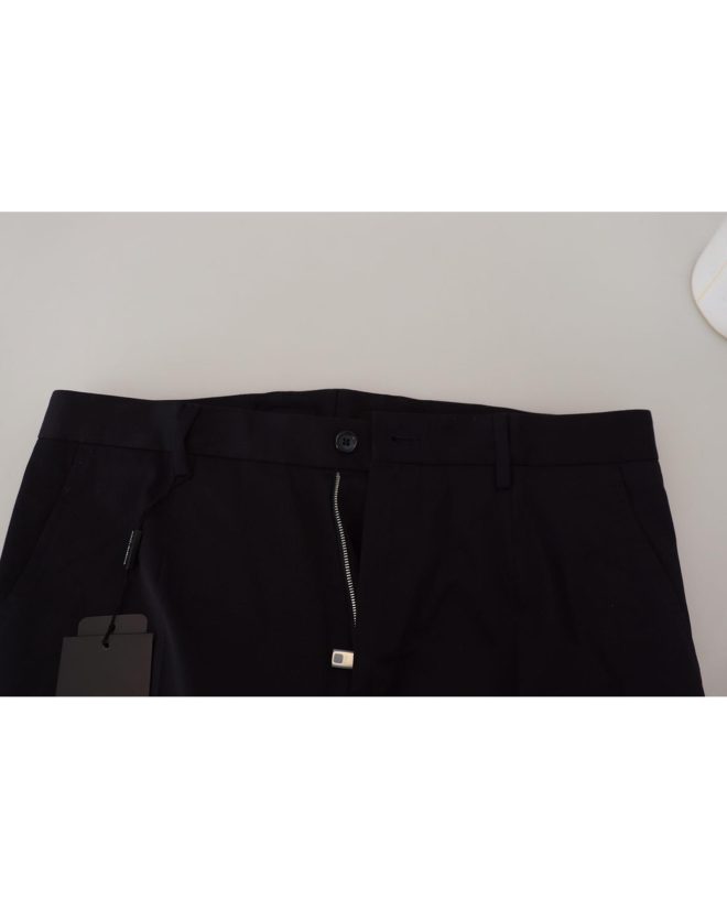 Gorgeous Slim Fit Dress Pants with Logo Details 46 IT Men