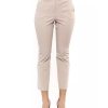 Classic Stretch Trousers with Front and Back Pockets 42 IT Women