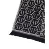 Monogram Fringed Scarf One Size Men