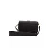 Leather Crossbody Bag with Logo Lining and Dustbag One Size Women