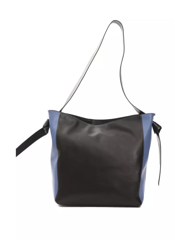 Adjustable Leather Shoulder Bag with Logo Detail and Dustbag Included One Size Women