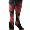 Floral Stretch Stockings with Logo Details Women – S