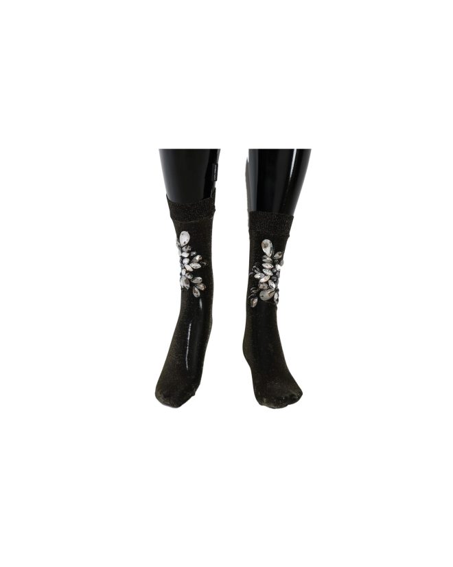 Embellished Stretch Mid Calf Stockings by Dolce & Gabbana Women – S