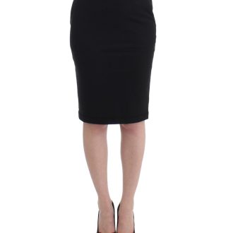 Authentic GF Ferre Pencil Skirt with Logo Details Women