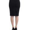 Authentic GF Ferre Pencil Skirt with Logo Details Women – 40 IT