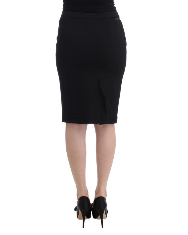 Authentic GF Ferre Pencil Skirt with Logo Details Women – 40 IT