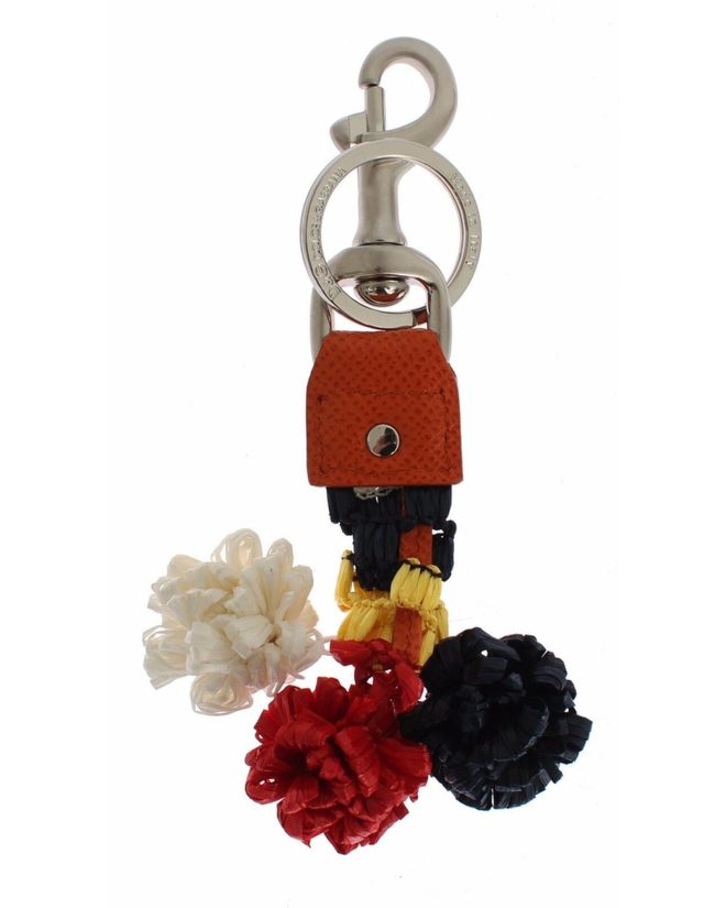 Dolce & Gabbana Raffia Keychain One Size Women