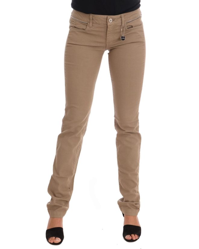 CoSTUME NATIONAL CNC Super Slim Fit Beige Jeans W26 US Women